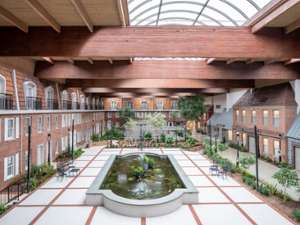 indoor courtyard