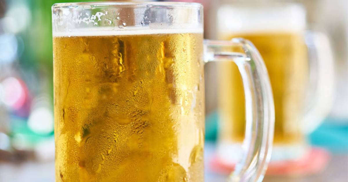 big glass mug of beer
