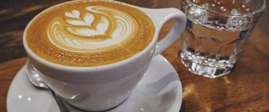 pumpkin spice latte in white cup
