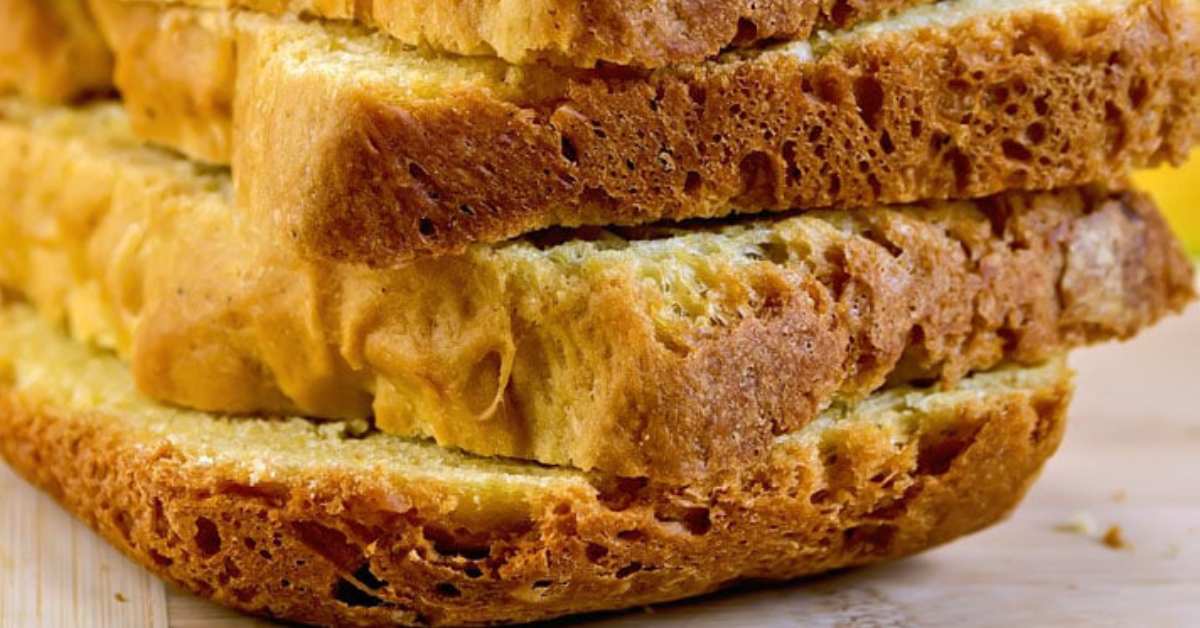 slices of pumpkin bread