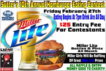 Sutter's Hamburger Eating Contest