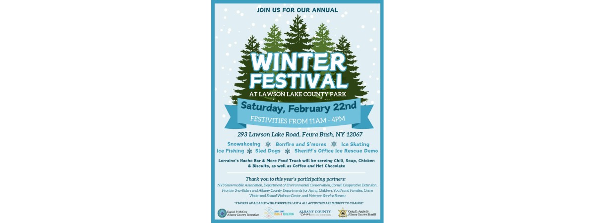 winter festival event poster
